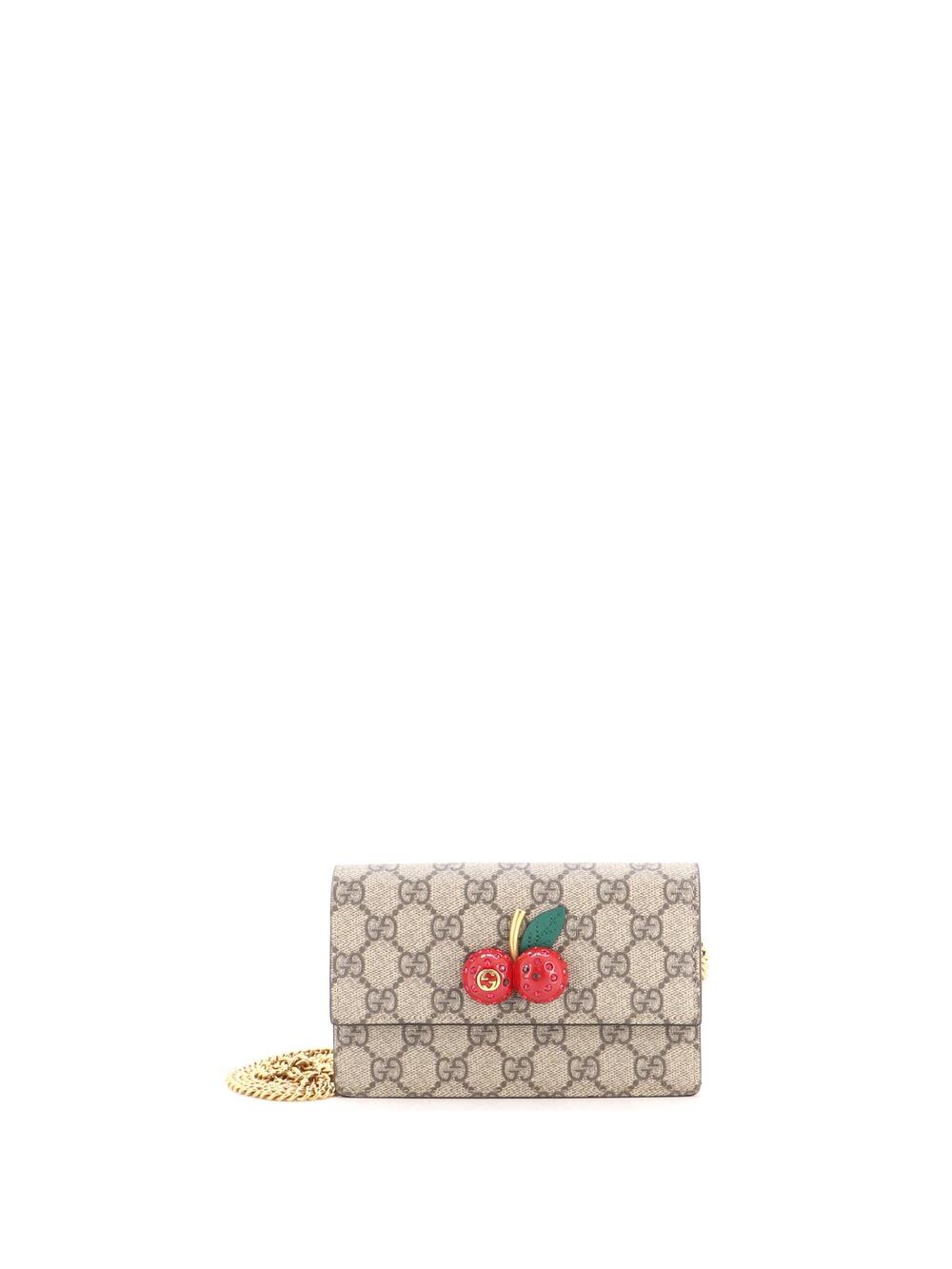 Gucci Cherries Wallet On Chain Gg #335552G80B